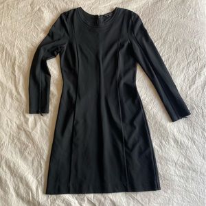 Theory Black Long-Sleeve Dress, Size 8